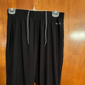 Reebok black joggers